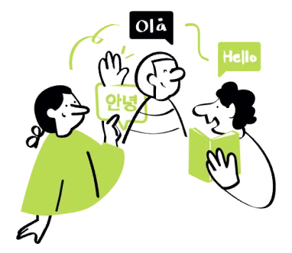 Illustration de l'apprentissage des langues